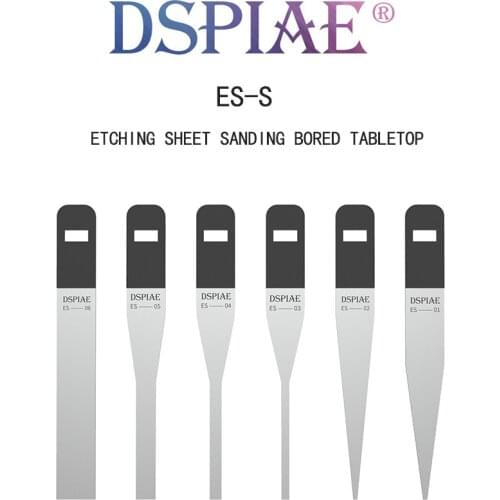 DSPIAE Etching Sheet Sanding Bored Tabletop Set