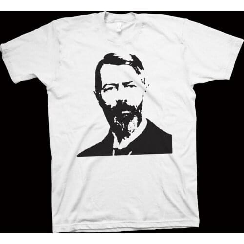 Max Weber T-Shirt Author, Writer, Philosophy, Sociology, Political Economy Book New Brand Fitness Slim Fit Political T Shirts