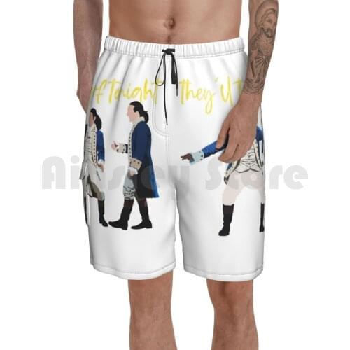Story Of Tonight Beach Shorts Men Beach Pants Swimwear Lin Manuel Miranda Broadway Logo Be More Chill The Prom Once
