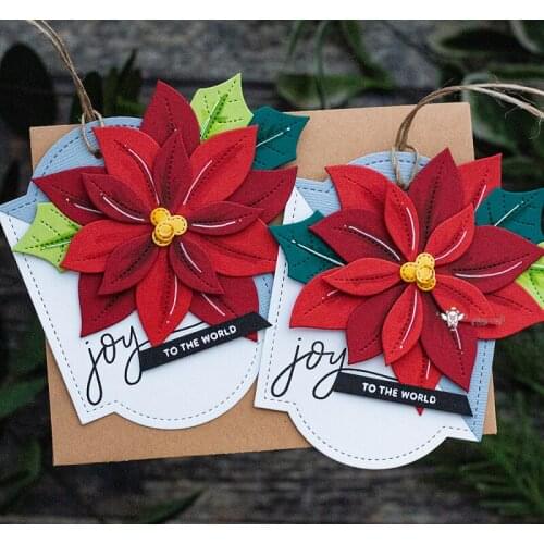 Mmao Crafts Metal Steel Cutting Dies New Flower leaf Stencil For DIY Scrapbooking Paper/photo Cards Embossing Dies