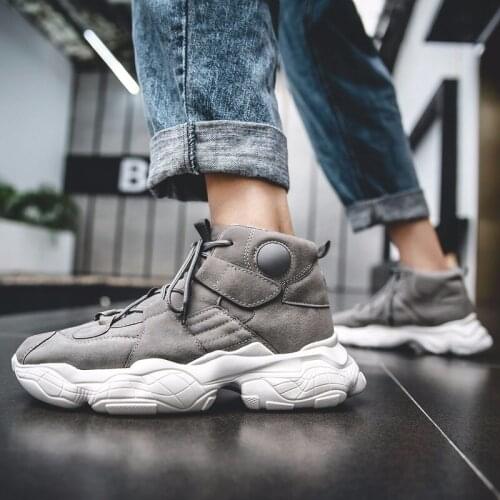 Fashion Sneakers Men High Quality Lace-up Canvas Shoes High top Male Brand Footwear Mens Casual Shoes Fashion Sneakers X11-29