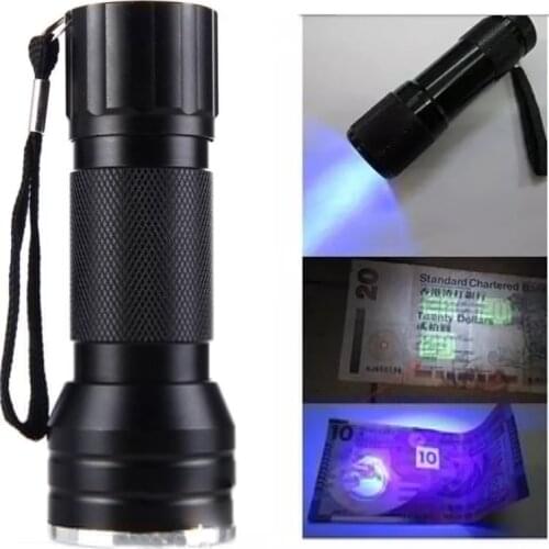 Powerful Ultraviolet Flashlight Purple Flashlight 21 LED UV Flashlight Pet Dog Urine and Stain Detector, Bed Bug Detector