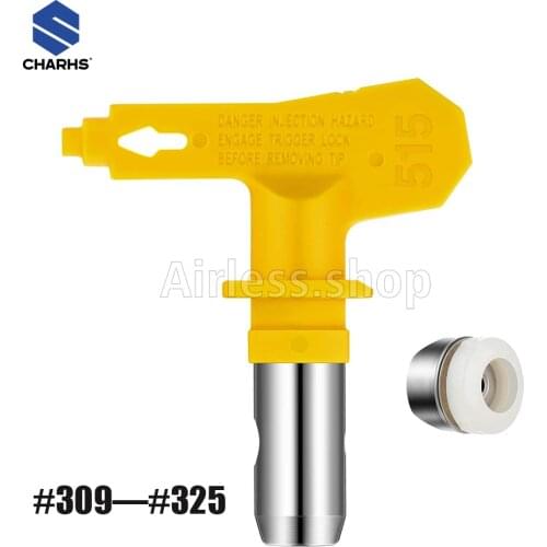 Airless sprayer Tips 309/313/315/317-321 yellow tip & gasket Airless Paint Spray Gun and Airless Sprayer Spraying Machine Parts