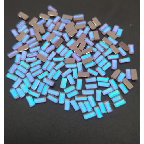 New Color Purple Nail Rhinestones Super Shinny Phantom Purple Glass Amethyst Crystal For Diy Decoration