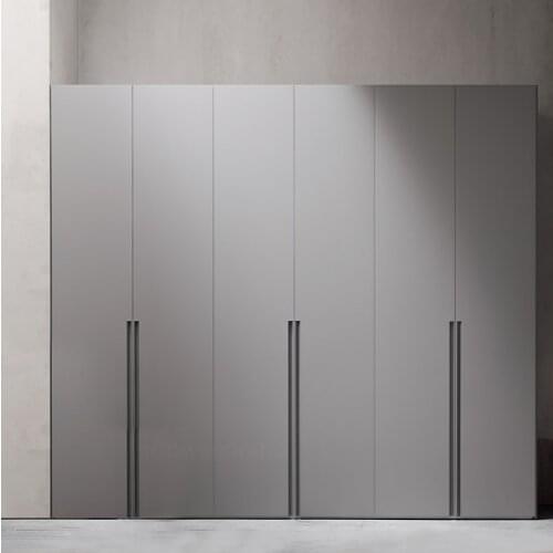 Plaid overall wardrobe custom modern minimalist master bedroom coat room full house customization