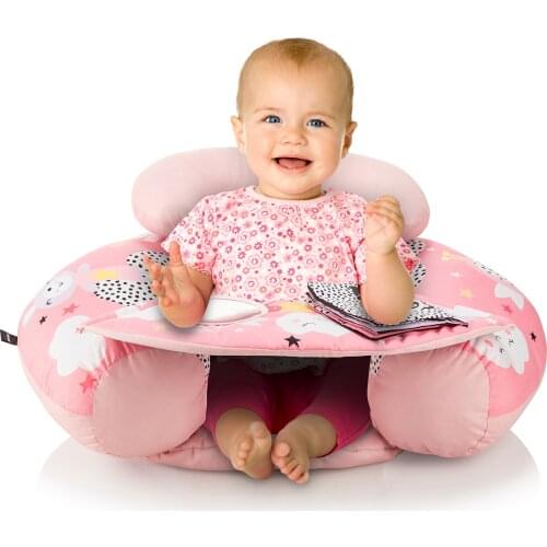 Baby Sitting Support Cushion Seat Pink Soft Do Not Sweat Padding Comfortable Cushion Living Alıştırıcı Safe Travel baby cushion