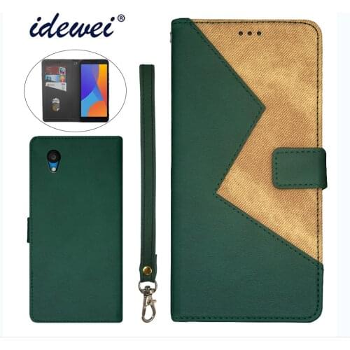 Applicable to Alcatel 1 2021 mobile phone case fold bracket function protection leather case phone case funda capa co