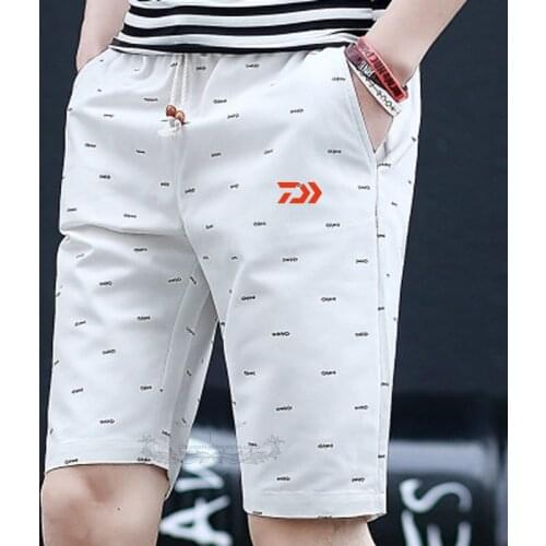 Drop Shipping M-5XL Daiwa Big Size Men Fishing Short Pant Summer Outdoor Hiking Climbing Sports Pants Fishing Clothing Trousers