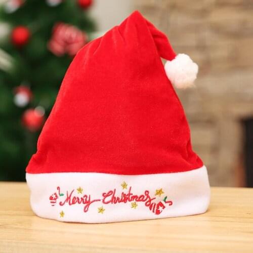 Christmas decorations childrens hat gift Christmas hat adult childrens cartoon hat old man snowman hat luminescent hat