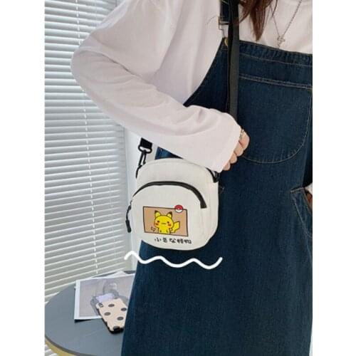 Japanese fashion printed shoulder bag 2021 new fresh and lovely diagonal small square bag female students shopping mobile phone