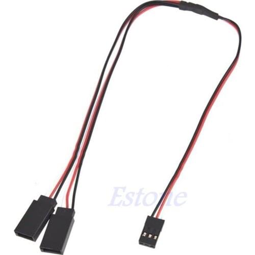 2018 NEW 1Pcs 300mm 30cm Servo Y Extension Lead Wire Cable f RC Futaba JR Servo Part New