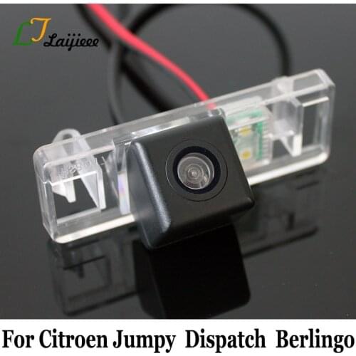 Car Rear View Camera For Citroen Jumpy Dispatch SpaceTourer Berlingo MPV / HD CCD Night Vision Auto Reverse Parking Camera