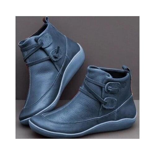 2020New Leather Snow Boots Women High Quality Bucket Thick Fur Warm Winter Boots Female Shoes Fashion Cow Suede Ladies Flat35-43