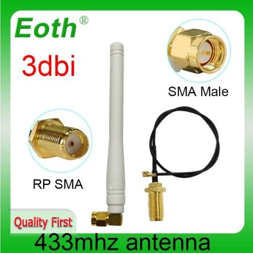 433mhz lora antenna car para modem sma hf telephone antena cellular booster longo alcance cellular signal router lte 433mhz mhz