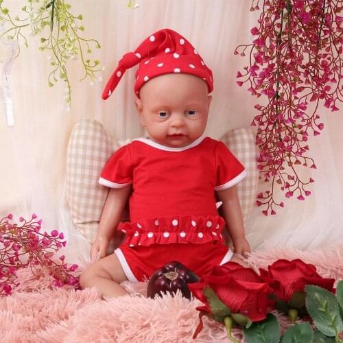 IVITA WG1502 46cm 3500g Reborn Baby Doll Full Silicone Body Alive Babies Girl Eyes Opened Can Take Pacifier In Mouth Kids Toys