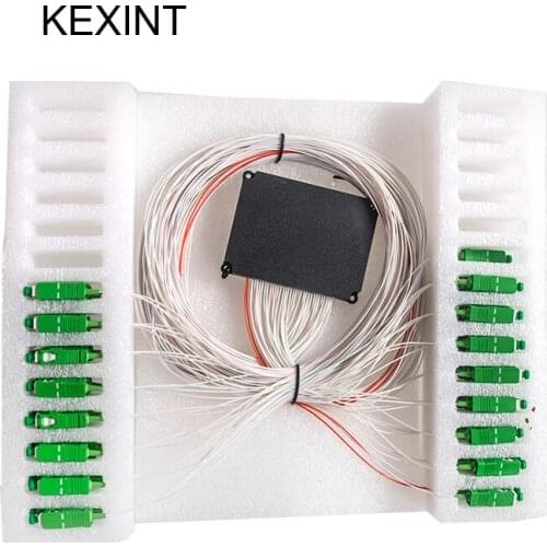 KEXINT Fiber Optical PLC Splitter 1*8 0.9 SC/APC / 10Pieces Wholesale
