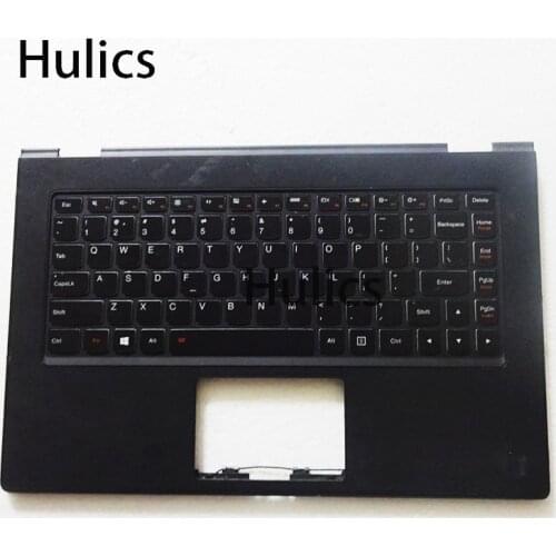 Hulics Original used Laptop PalmRest keyboard For Lenovo Yoga 2 Pro 13 English US Touchpad Backlit speaker with backlight