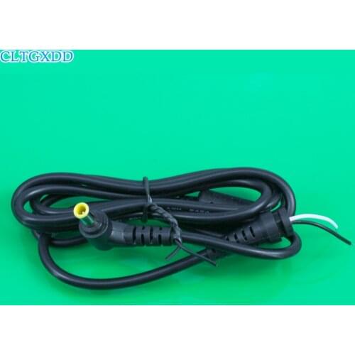 One L-shaped DC 5.0 x 3.0mm + Pin 90 Right Angle Cable Power Adapter Connector Extension Cord For Samsung Laptop Notebook