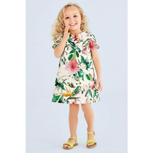 Summer Girl Dress New Children Clothing Baby Girls Dress Casual Girls Fashion Dresses Cartoon Girl Princess Dresses