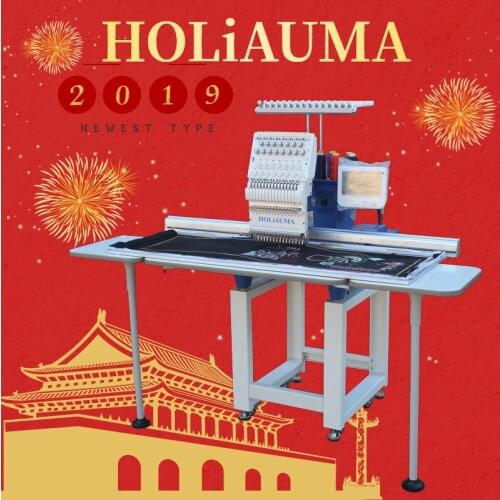 Hot sales home use household working area with 360*1200 mm computerized embroidery machine from China factory