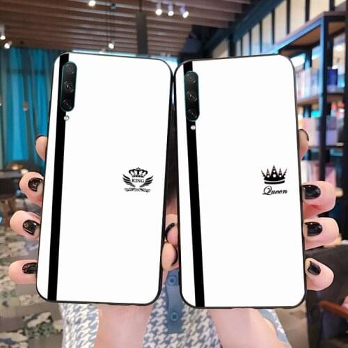 King Queen Lovers Couple Custom Photo Soft Phone Case For Huawei Nova 6se 7 7pro 7se honor 7A 8A 7C Prime2019