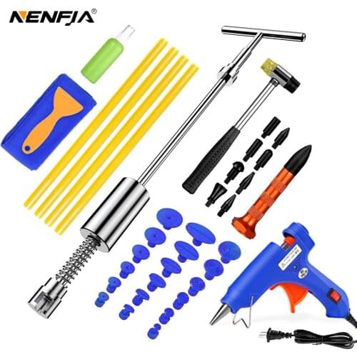 Car body Dent Removal Tool Dent Repair Puller Kit Slide Hammer Suction Cups For Hail Damage Car Dent Repair Tool