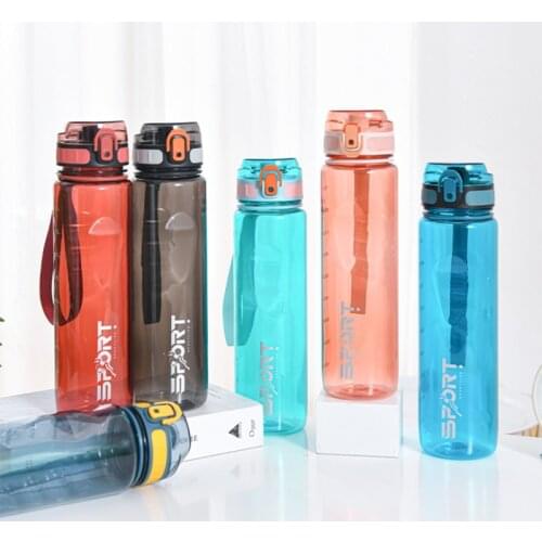 New Outdoor Portable Portable Water Bottle 1000mlPlastic Water Bottle Sport For Water Cup Camping Portable drinks cups