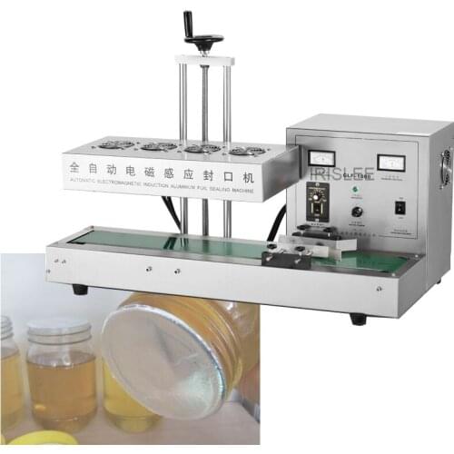New Product Automatic Stainless SteelGlass Jar Plastic Bottle Cap InductionSealing Machine ElectromagneticInduction Sealing m
