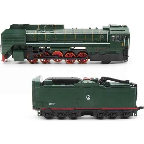 Steam Train Diesel Locomotive One Size Alloy Model toy cars Pull Back Sound Light Model toys for children