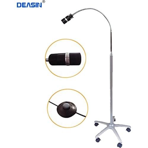 Portable Surgery dental lamp Mobile Stand Type LED Exam Light 7W with Foot Switch