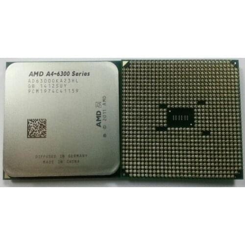 AMD A4 6300 a4 6300 Dual-core FM2 3.7GHz 1MB 65W CPU processor pieces A4-6300 APU Integrated graphics