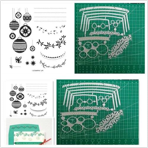 Christmas Decoration Metal Cutting Dies and Stamps Scrapbooking Decoration Paper Card Embossed Photo Album Craft Template
