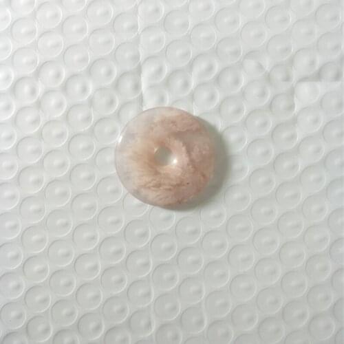 Jewelry Natural Cherry Blossom Agate Pendant diy