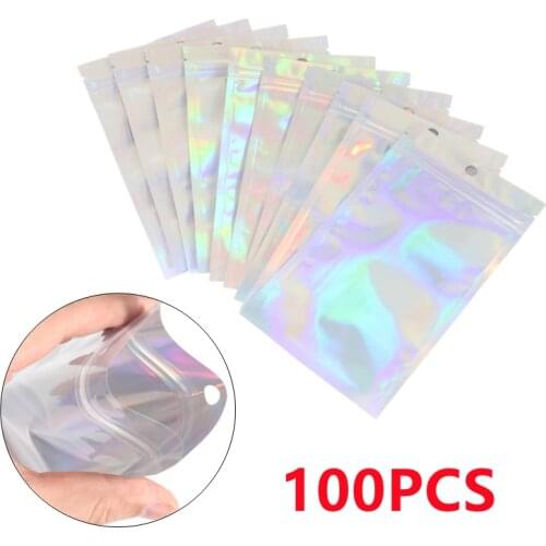 100pcs Bubble Bag Translucent Zip Lock Bags Envelope Bags Self Seal Mailers Padded Shipping Envelopes With Bubble Packages Bag