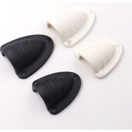 2pcs Oceans Small Clamshell Vent Boat Outlet Marine Wire Cover Fit for Boat plastic Material