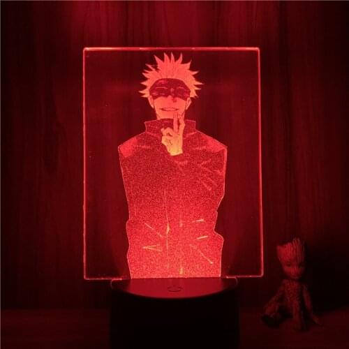 3D Lamp Anime Danganronpa V3: Killing Harmony Kokichi Oma LED NightLight Figure 7 Colors Touch Table Bedroom Decor Night Light