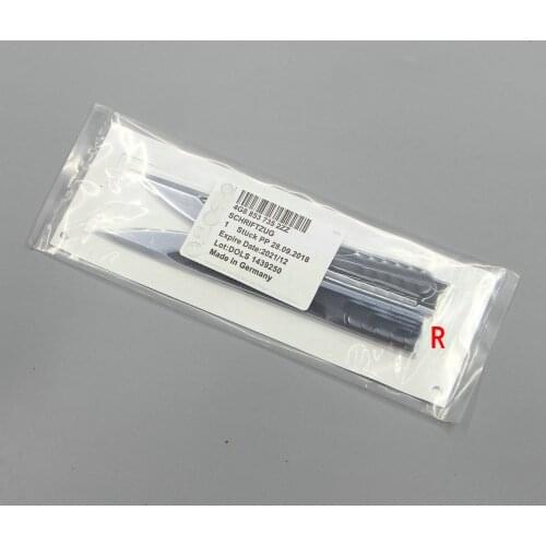 For Automobile leaf plate logo Side marker Fender metal logo R-mark Golf 5 MK5 Golf 6 MK6 Golf 7 MK7 Jetta Passat B6 b7l CC POLO