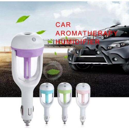 180 Degree Rotation Car Humidifier Mini Air Purifier Aroma Diffuser Air Freshener Purifier Aromatherapy Mist Maker
