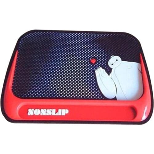 Cartoon pattern Car phone non-slip mat sticky pad magic anti skid pad simple for GPS mobile stand sticker for TOYOTA for Honda