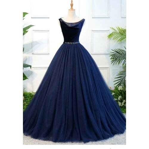 Velvet navy/peacock blue princess medieval dress Renaissance Gown queen costume Victorian/Marie Antoinette/Colonial Belle Ball