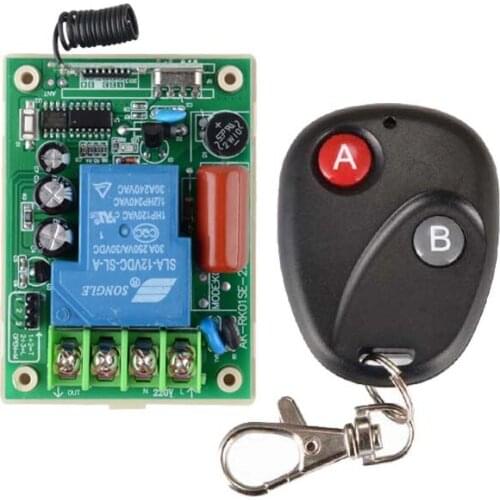 220V Wireless Switch Remote Control System 30A 3000W 315/433 light/Lamp LED Water Pump Electrical Machine ON OFF