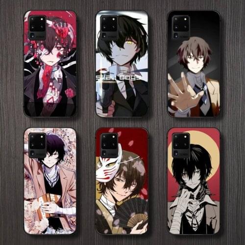 Bungou Stray Dogs Anime Dazai Osamu Phone Case For Samsung galaxy A S note 10 7 8 9 20 30 31 40 50 51 70 71 21 s ultra plus