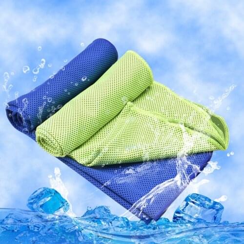 Quick Drying Towel Traveling Outdoor Portable Gym Cold Sensation Fitness Yoga Towels Rapid Cooling Sports Swimming Towels Cloth