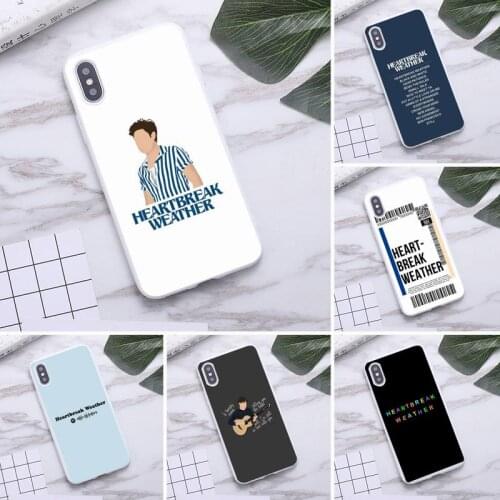 Niall Horan Heartbreak weather Phone Case For iphone 12 11 Pro Max Mini XS 8 7 6 6S Plus X SE 2020 XR Candy white Silicone cover