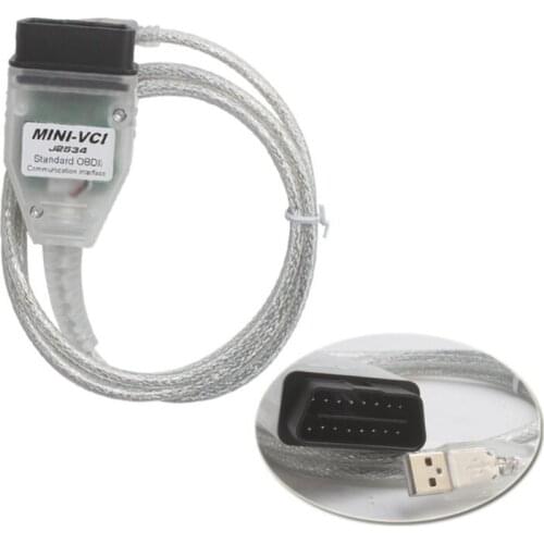 50LC USB Diangostic Test Cable Support Mini Vci J2534 TIS Techstream Automotive Repair Inspection Tool