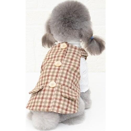 Cute Girl Dog Clothes Winter Dog Strap Dress Skirt Princess Costume Apparel Pomeranian Poodle Bichon Schnauzer Dog Clothing