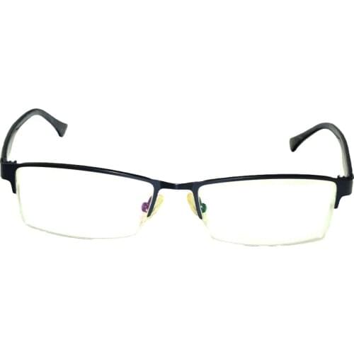 Retro Reading Glasses Rectangular Black Metal Frame Optical Eyeglasses for Men Women Ultralight Business+1+1.5 +2 +2.5+3 +3.5 +4