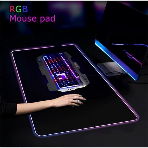 RGB Mouse Pad Gaming Large MousePad Gamer Led Computer Mousepads Big Mouse Mat with Backlight Carpet Keyboard Desk Mat 900x400
