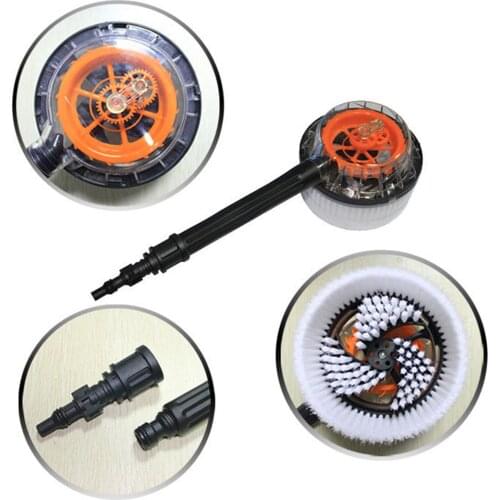 1Set Car Wash Brush Professional Spray Rotating Brush Auto Windshield Cleaning Foam Brush With Adapter