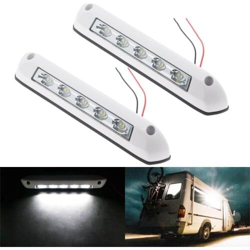 12V/24V RV LED Awning Porch Light WATERPROOF Motorhome Caravan Interior Wall Lamps Light Bar RV Van Camper Trailer Exterior Lamp